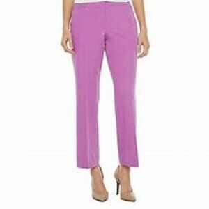 Worthington Honolulu Purple Perfect Trousers S 24W